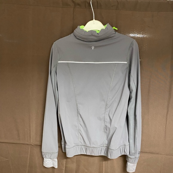 Cold Days Bundle Ivviva- Zip Up Heavy Sweater, Grey Lighter Rain Coat - Picture 5 of 6